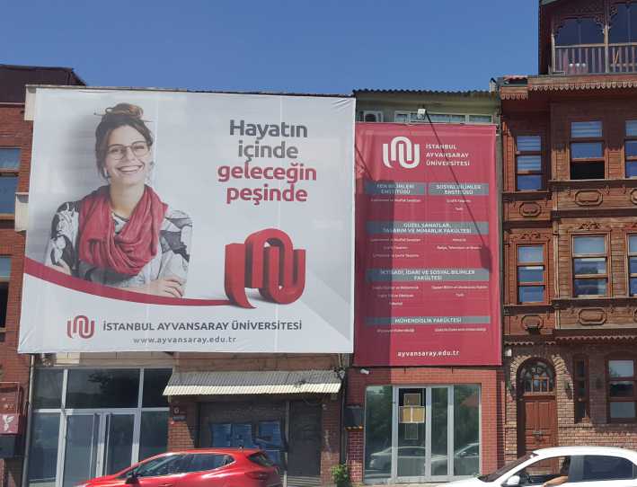 Mes baskı  uygulama İstanbul Ayvan Saray Üniversitesi